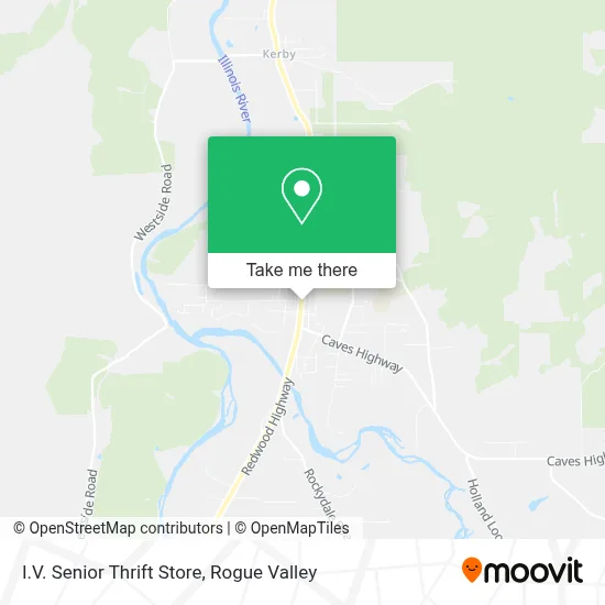 I.V. Senior Thrift Store map