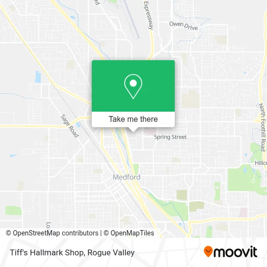 Tiff's Hallmark Shop map