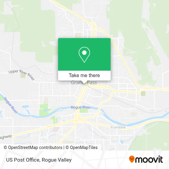 Us Post Office map