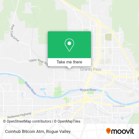 Coinhub Bitcoin Atm map
