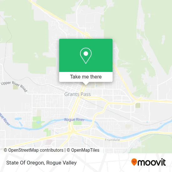 State Of Oregon map