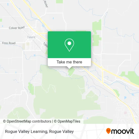 Rogue Valley Learning map