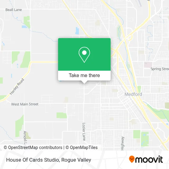 House Of Cards Studio map