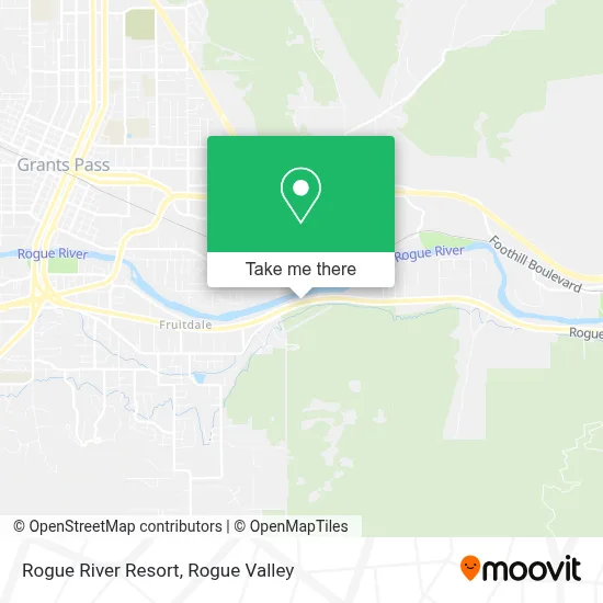 Rogue River Resort map