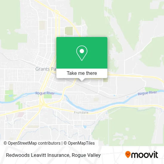 Redwoods Leavitt Insurance map