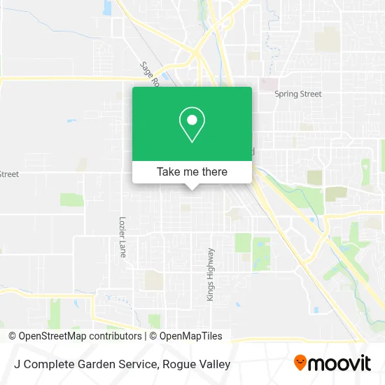 J Complete Garden Service map