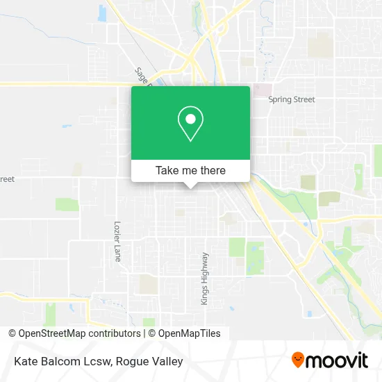 Kate Balcom Lcsw map
