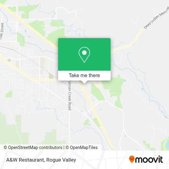 A&W Restaurant map