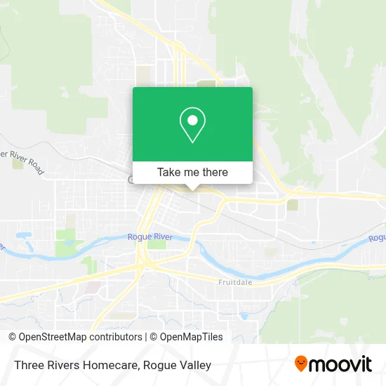 Three Rivers Homecare map