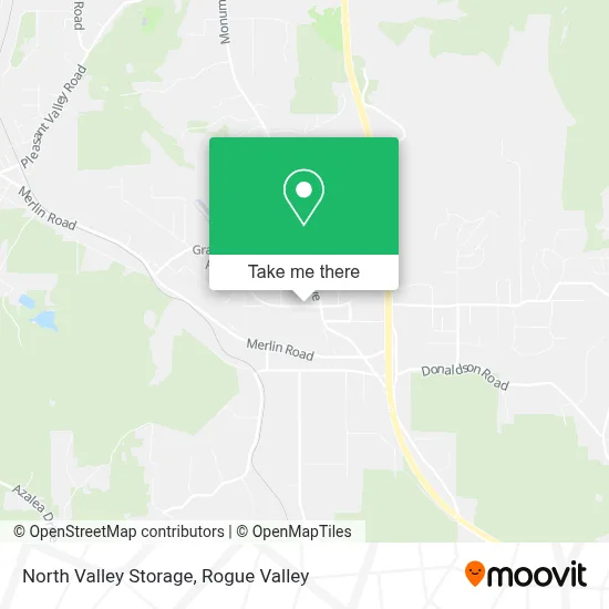 North Valley Storage map