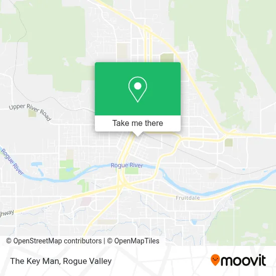 The Key Man map