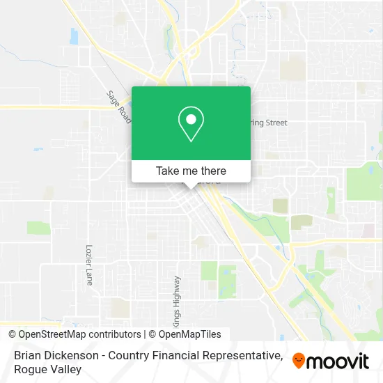 Brian Dickenson - Country Financial Representative map