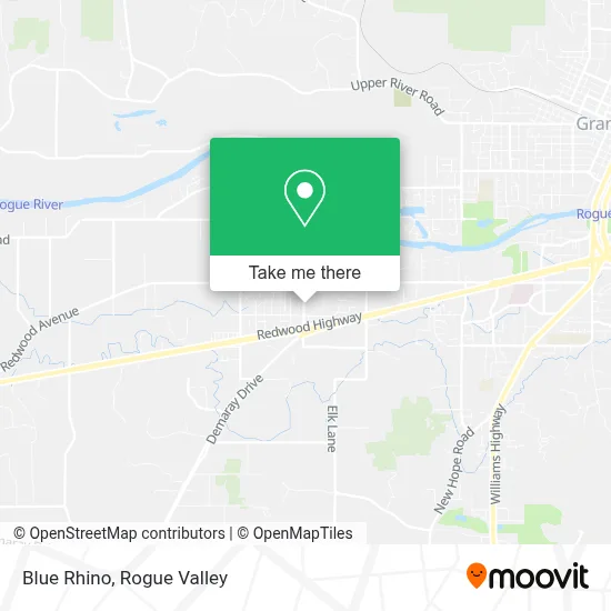 Blue Rhino map