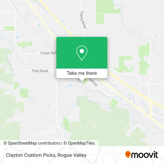 Clayton Custom Picks map