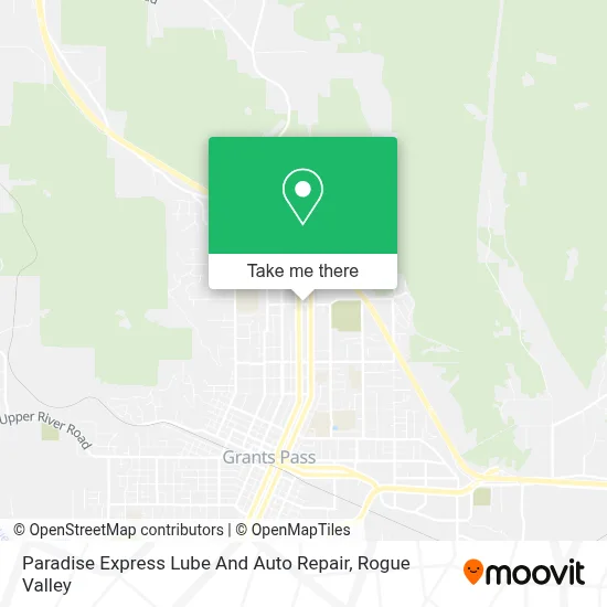 Paradise Express Lube And Auto Repair map