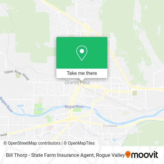 Bill Thorp - State Farm Insurance Agent map