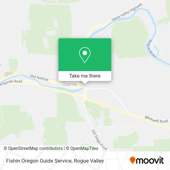 Fishin Oregon Guide Service map