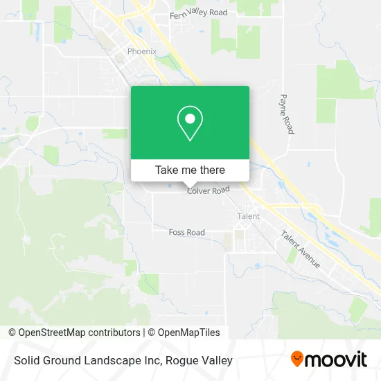 Solid Ground Landscape Inc map