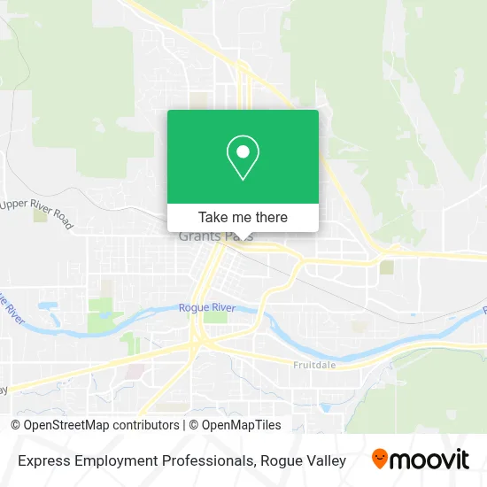 Express Employment Professionals map