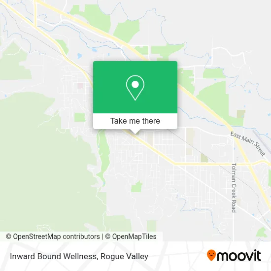 Inward Bound Wellness map