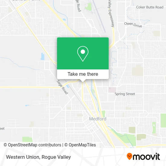 Western Union map