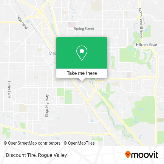 Discount Tire map