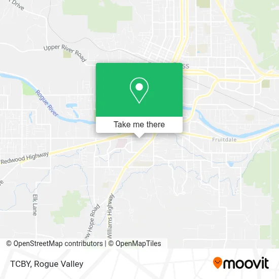 Tcby map