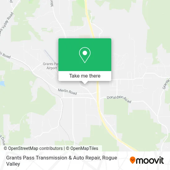 Grants Pass Transmission & Auto Repair map