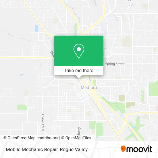 Mobile Mechanic Repair map