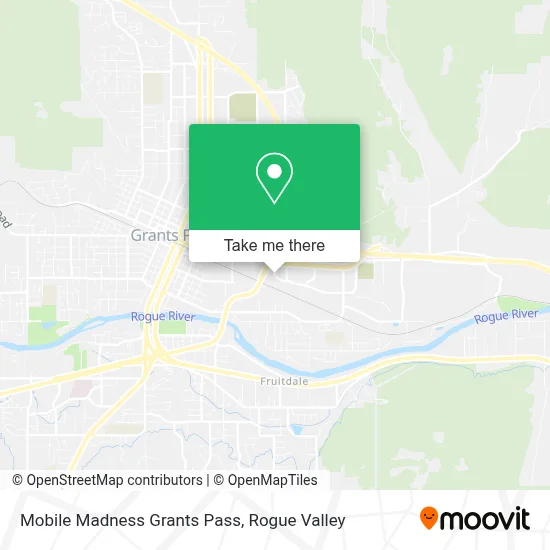 Mobile Madness Grants Pass map