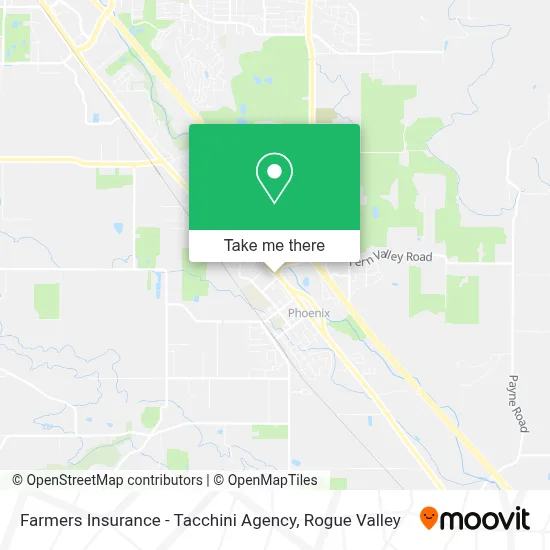 Farmers Insurance - Tacchini Agency map