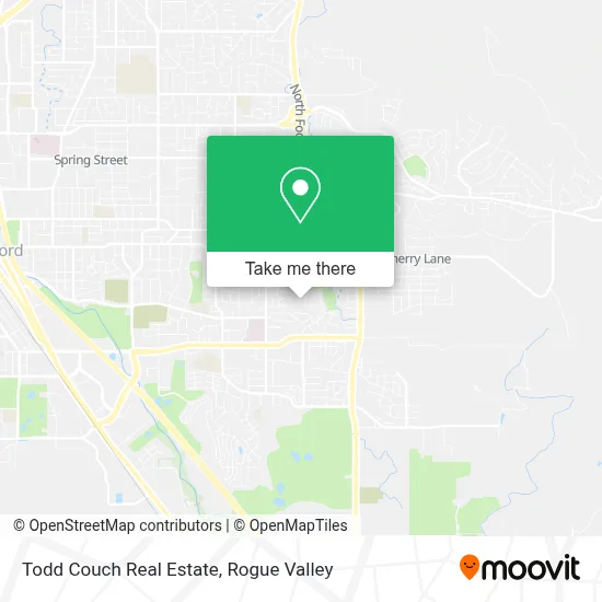 Todd Couch Real Estate map
