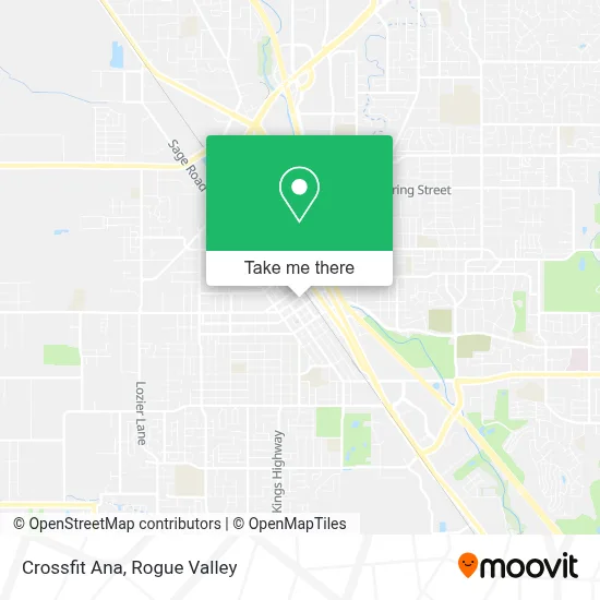 Crossfit Ana map