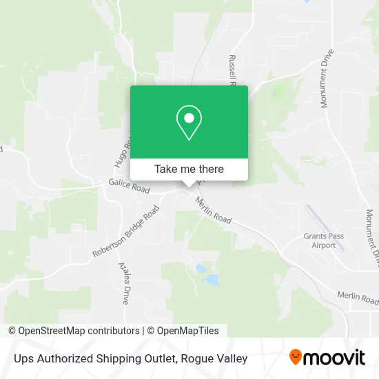 Ups Authorized Shipping Outlet map