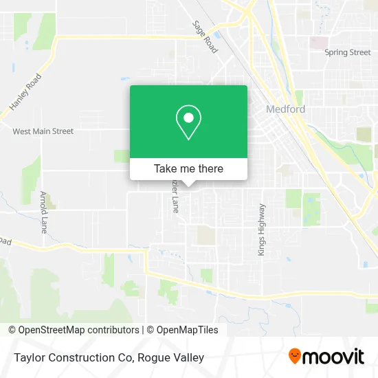 Taylor Construction Co map