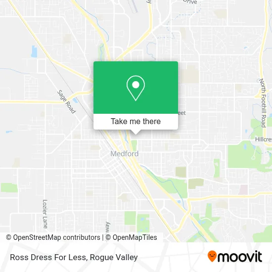 Ross Dress For Less map