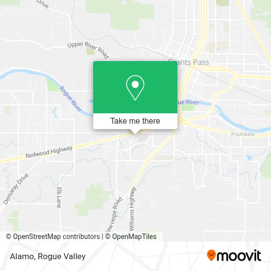Alamo map