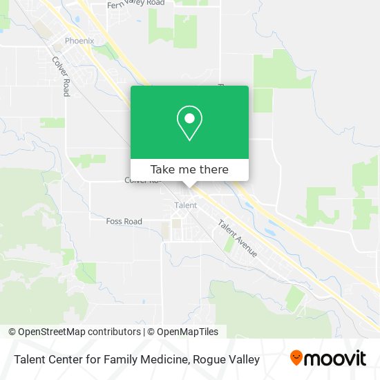 Talent Center for Family Medicine map