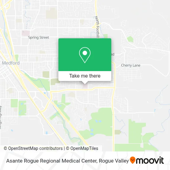 How to Get to Asante Rogue Regional Medical Center in Medford by Bus?