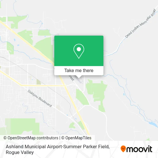 Ashland Municipal Airport-Summer Parker Field map
