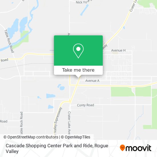 Cascade Shopping Center Park and Ride map