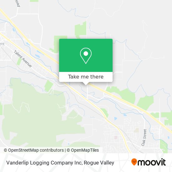 Mapa de Vanderlip Logging Company Inc