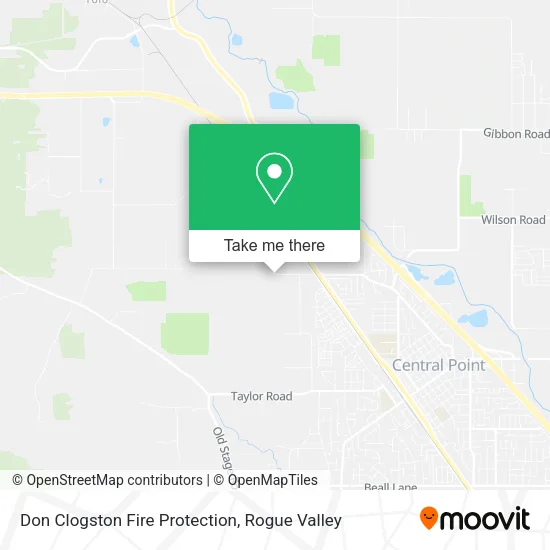 Don Clogston Fire Protection map