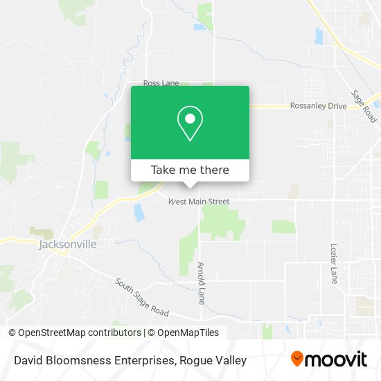 David Bloomsness Enterprises map