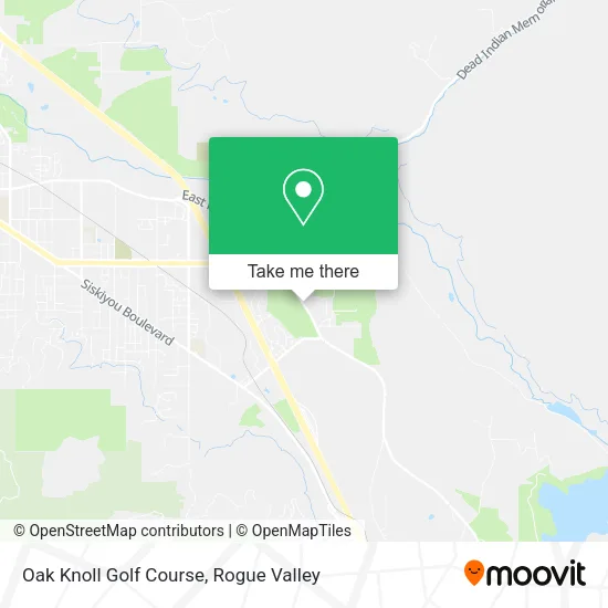 Oak Knoll Golf Course map