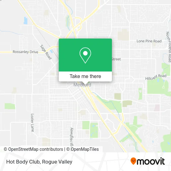 Hot Body Club map