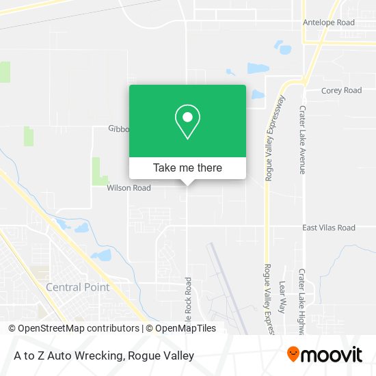 Mapa de A to Z Auto Wrecking