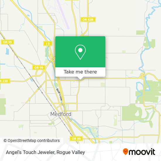 Angel's Touch Jeweler map