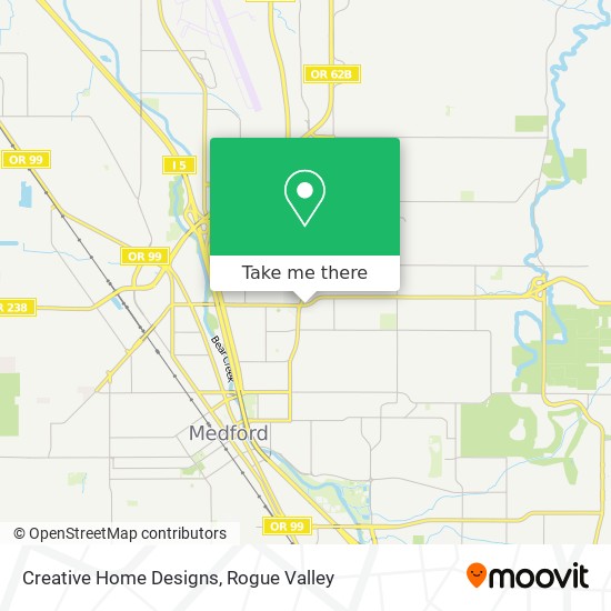 Creative Home Designs map