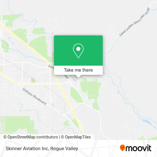 Skinner Aviation Inc map